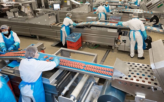 Viser produktlinjen hos DEFCO